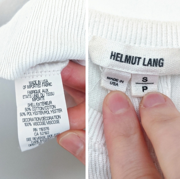 Helmut Lang White Sleeveless Crinkled Tank Shirt - Picture 5 of 8